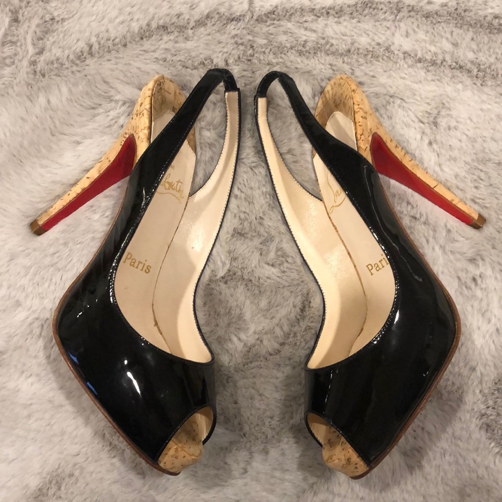 Louboutin size 36 1/2 5” heels